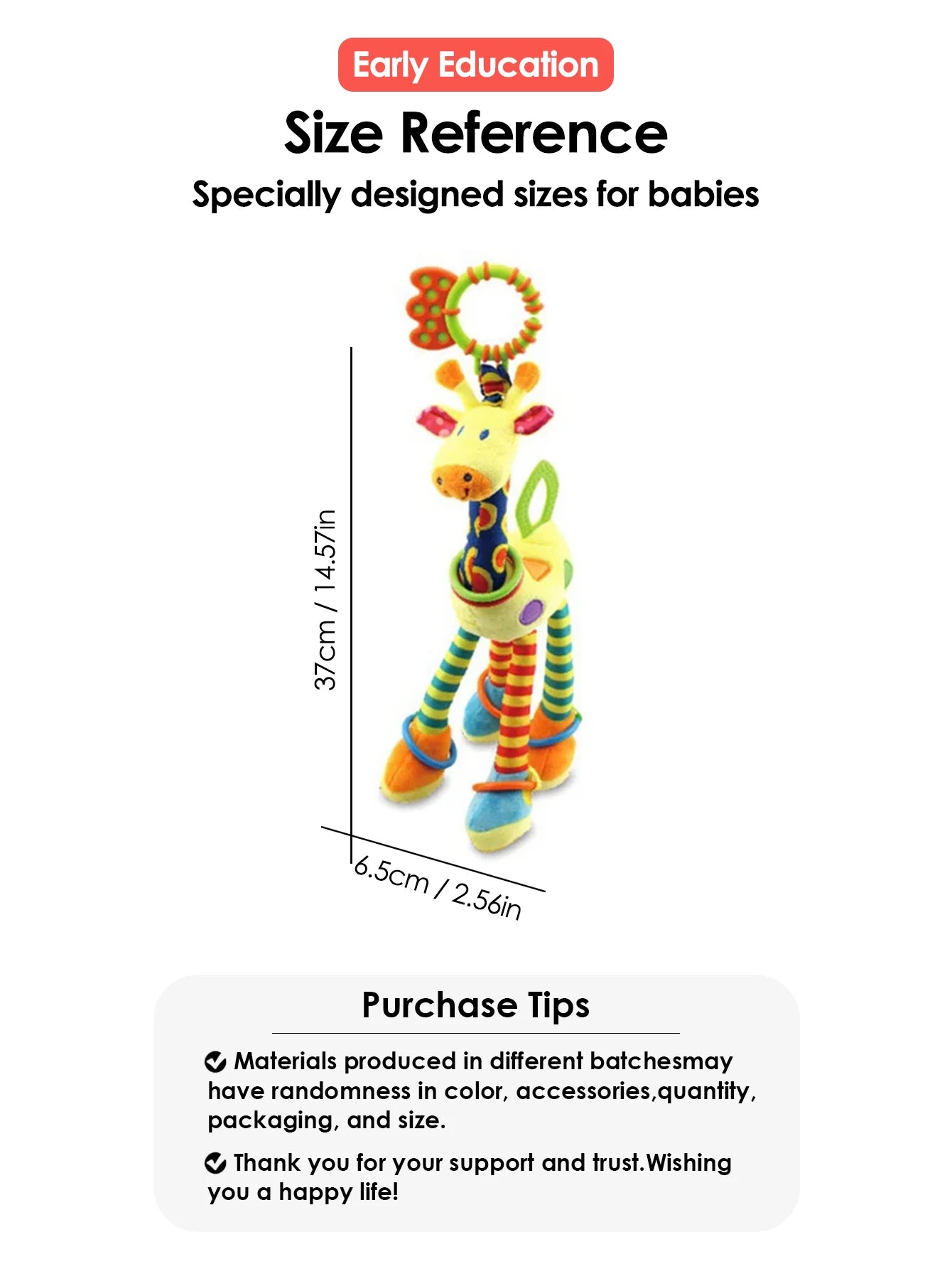 Tiny Sailors™ GiraffeRattle - Tiny Sailors